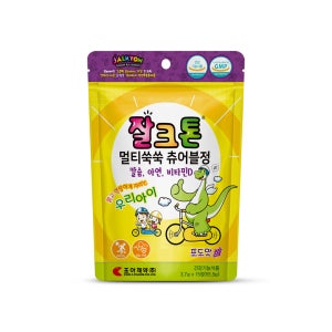 조아제약 잘크톤 멀티쑥쑥 츄어블정(포도맛) 15정, 1개