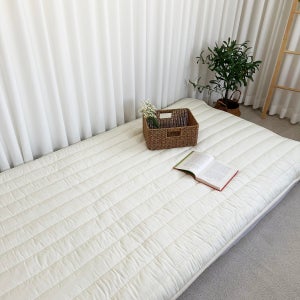 쭈니네 겨울 간절기 누빔 아기 침대패드 신생아 침대 맞춤패드 범퍼(100x150)