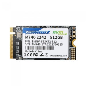 타무즈 M740 M.2 2242 NVMe (256GB)