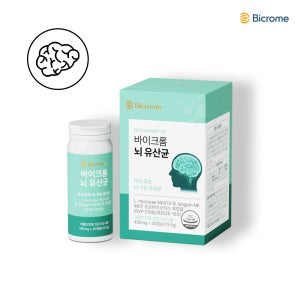 바이크롬 뇌 유산균 NVP-2106 NK4146 뇌건강 유산균 30캡슐, 1개
