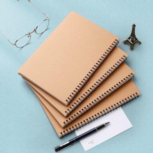 유선 모눈 종이 크라프트 스프링 줄 노트 B5스프링노트