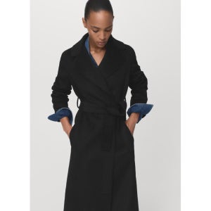 MANGO WOMAN 코트 BATIN Black 17005798