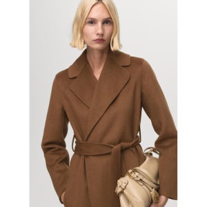 MANGO WOMAN 코트 BATIN Medium Brown 17005795