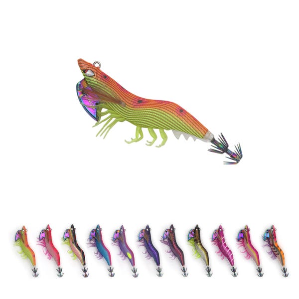 백경 노블리어 팁런에기 3호 30g SG-546 무늬오징어 UV 야광 001 덜익은망고