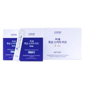 [2개입] 자생 흑삼 스카이 키즈 15g, 30개 6년근 흑삼 원물 아이가 먼저 찾는 건강식품 스틱젤리 어린이 선물세트