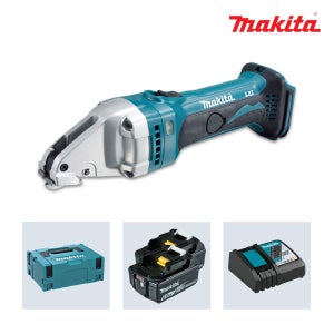 마끼다 DJS161RGE 18V 6.0 배터리 x2팩 충전쉐어 무선가위+케이스포함