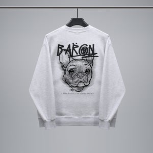 2025F/w Premium Design - BARON 퍼그자수 스탠다드핏 맨투맨 02