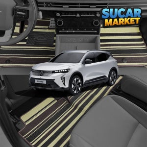 슈카마켓 르노 세닉 스트라이프 뉴 코일매트 자동차 카매트 차량용품 1+2열 국내생산