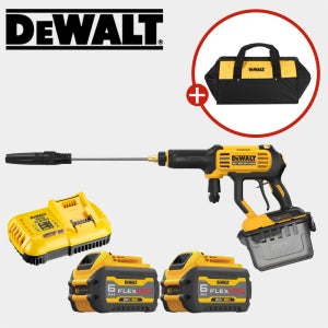 디월트 60V 고압세척기 전동 무선 세차기 휴대용 DCMPW1000 2A 배터리 2개 세트