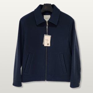 빈폴 아울렛 남성 울혼방 가을 블루종 점퍼 아우터 939C14P