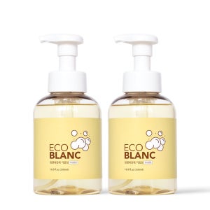 에코블랑 젖병세정제 거품형 무향 500ml 2개