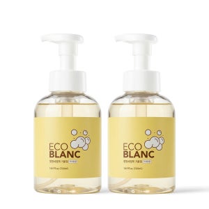 에코블랑 젖병세정제 거품형 무향 500ml 2개
