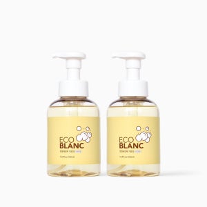 에코블랑 젖병세정제 거품형 무향 500ml 2개