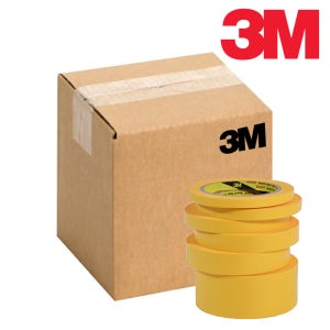 3M 244 고열 내열 마스킹테이프 종이 도장 도색 12mm x 50m, 100개