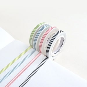 모모마테 슬림 스트라이프 마스킹테이프