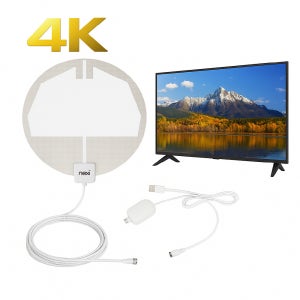 4K 디지털 TV안테나 실내 실외 필림형 벽부착 USB증폭 지상파 공중파 수신기 티비