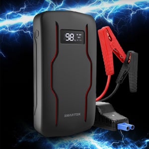 자동차 배터리 점프 스타터 스타트 12V 방전 밧데리 충전 오토바이 차량용 12000mAh