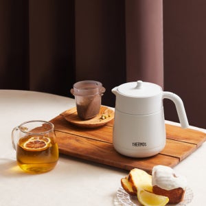 [2025년 신상품]써모스 보온보냉 테이블 티포트 700ml(TTE-700K)