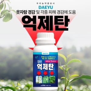 억제탄 500ml 웃자람경감 각종피해경감 색깔 당도 꽃눈분화 도움 우리농약종묘사
