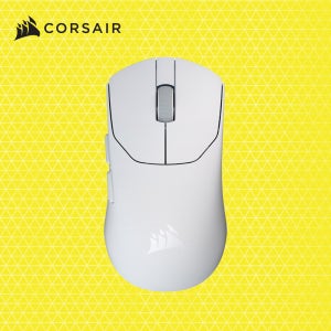 커세어 세이버 v2 PRO 초경량 무선 게이밍 마우스 화이트