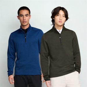 국내매장판 나이키골프 써마 핏 빅토리 남성 쿼터집 골프 탑 DN1948