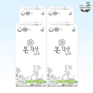 유기농본 착한 생리대 대형 28P x 4팩