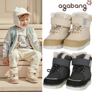 [아가방] 모모 발광부츠 01R777603 겨울 아기부츠 털 패딩신발 LED라이트 아울렛