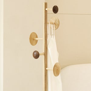 룸잇 스탠드행거 튼튼한 원목 옷걸이 행거