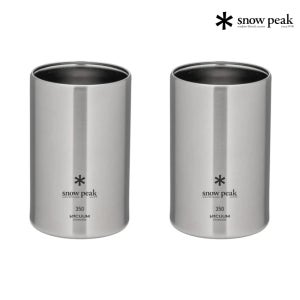 스노우피크 캔쿨러 맥주 보냉 홀더 350ml TW-355 2개 세트