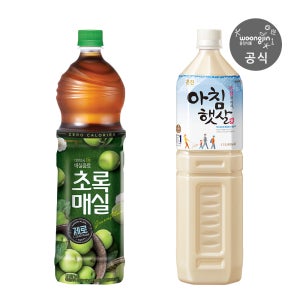 초록매실 제로 1.5L 6개+아침햇살 1.5L 6개 외 1종