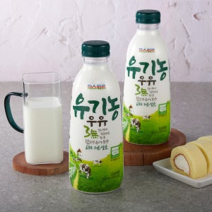 파스퇴르 유기농우유 750ml, 5개