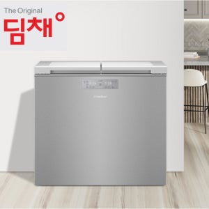 [25년형] 위니아 딤채 1등급 221L 뚜껑형 김치냉장고 EDL22KBWRS 루센트실버 방문설치