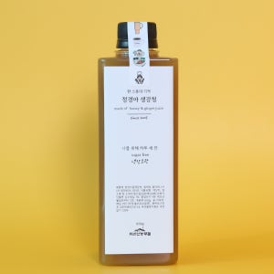 정경아 꿀생강청 650g 무설탕 생강차 수제 진저샷 선물세트 카페용