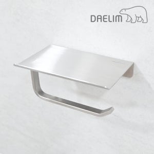 대림바스 화장실 휴지걸이 욕실 스텐 선반형 화장지걸이 무광