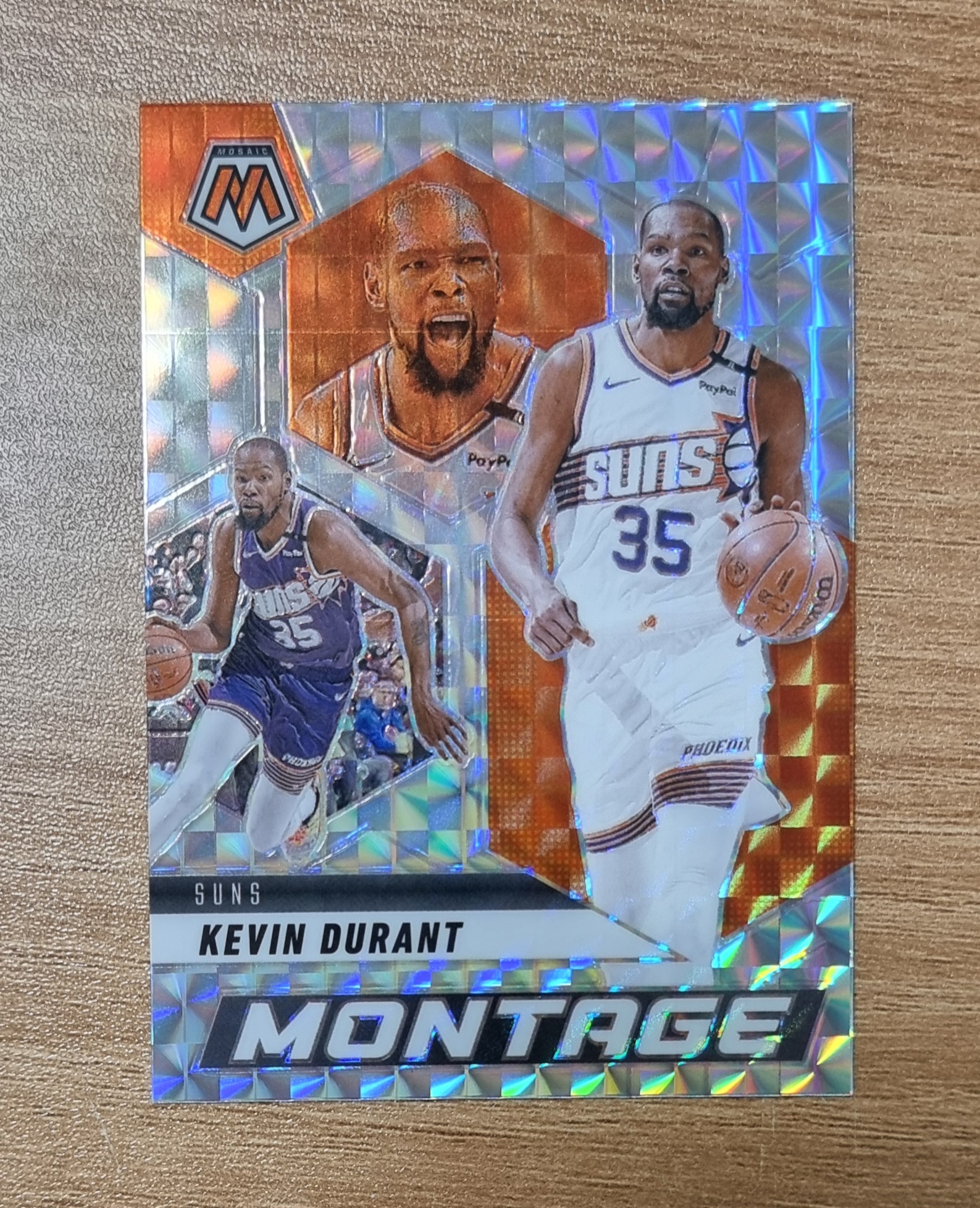 케빈 듀란트 2024-25 Mosaic Montage Mosaic Prizm No-1 NBA카드