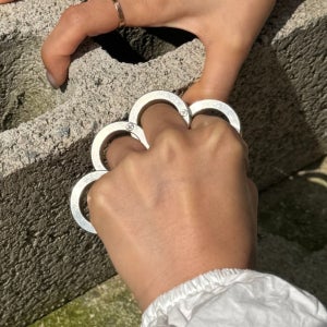 접이식 호신용 너클반지 핑거너클