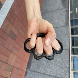 휴대용 경량 호신용 너클 블랙