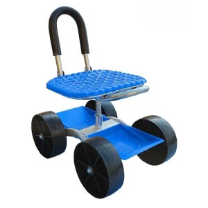 앤디링크 텃밭 무빙 농작물 회전식 작업의자 우산 바퀴형 리프트 농업