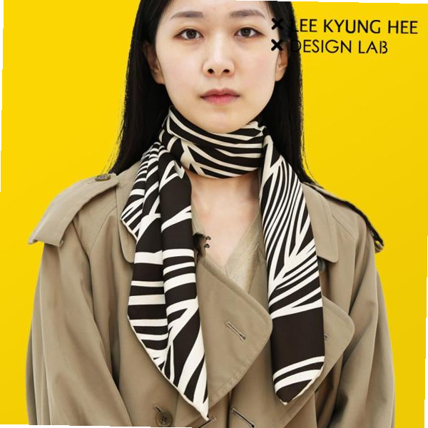 포레 브라운 롱 90 스카프 여자 명품 숄 대형 빅 스퀘
