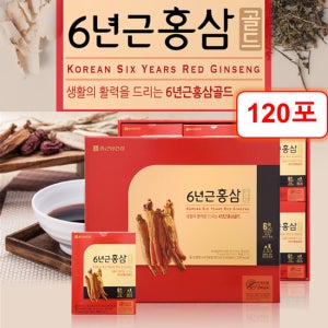 마시는수액 자양강장 종근당 고농축 홍삼골드 80ml 대용량 60포, 2개