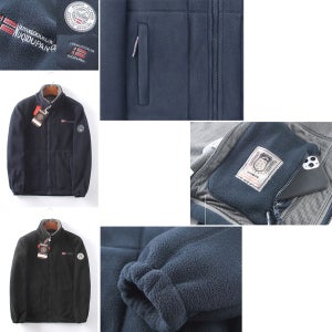 남성 폴리스 자켓 간절기 차이나 자수 점퍼