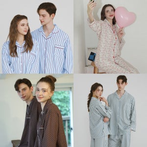 주디앤 긴팔 커플잠옷 긴팔 파자마 상하의 세트 홈웨어 20종 택1