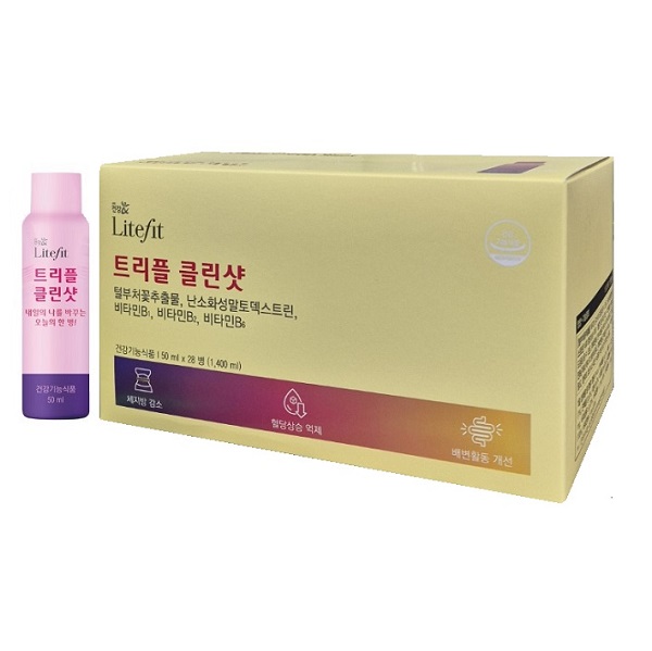 <b>교원</b> 라이트핏 트리플 클린샷 50ml 28병 체지방감소 <b>다이어트</b> 혈당감소 혈당중성지질개선