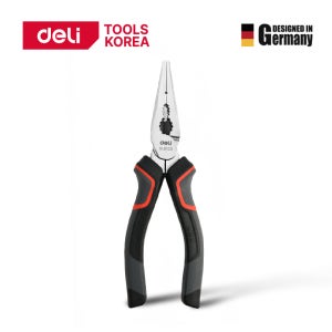 델리툴즈 롱노우즈 150mm 니켈도금 롱노즈 DL0103