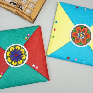 5개 세트 딱지 치기 명절 설 놀이 전통 만들기 종이 접기 추석 용품 소품 가족