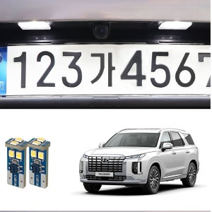 D21 팰리세이드 T10 6 LED번호판등 삼성LED 6000K 2개