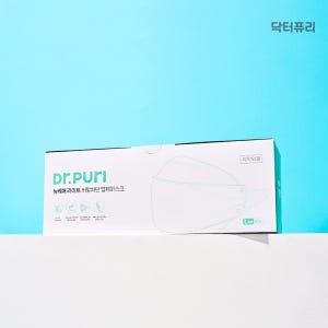 닥터퓨리 KFAD 뽑아쓰는 뉴케어 번들형 비말차단 입체마스크 50매 대형, 4개