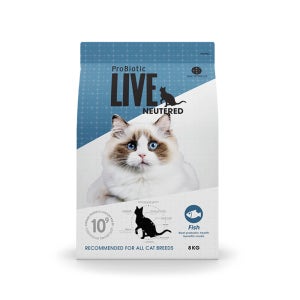 [노마진]프로바이오틱 라이브 다이어트 유산균사료 중성화 성묘용 생선2kg(유통기한 2025년11월23일)