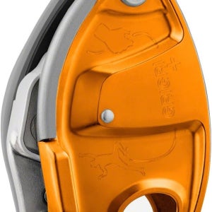 Petzl GRIGRI+ 벨레이 디바이스 오렌지 블로킹 암벽 등반