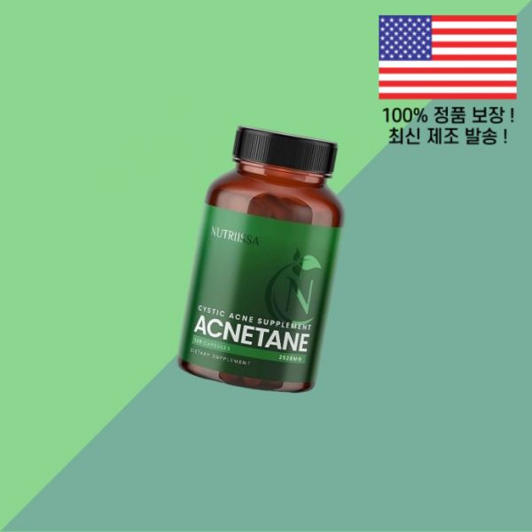 <b>뉴트</b>리사 ACNEtane 낭성 여드름 식물성 베지캡슐 120개 Nutriissa Hormonal Cystic Acne Vegan Capsules 120 count 3629972